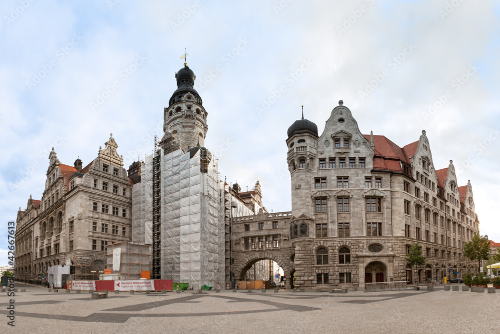Neues Rathaus in Leipzig, Germany,,,