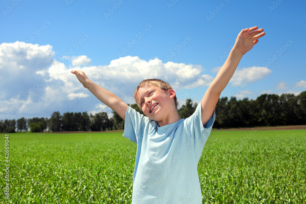 boy in the field boy in the field