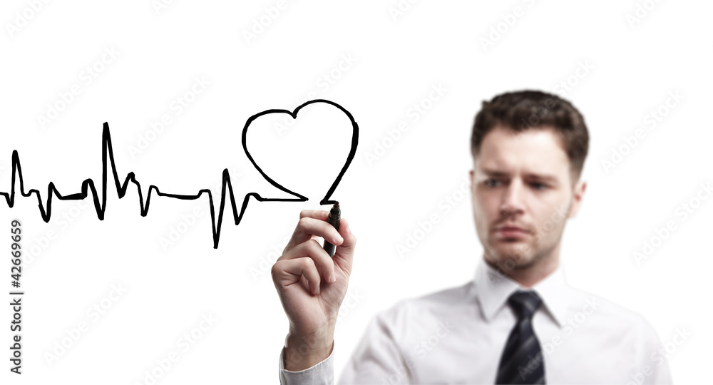drawing heartbeat drawing heartbeat