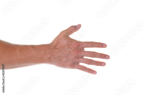 Obraz na płótnie hand w salonie