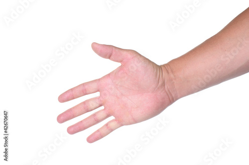 Obraz na płótnie hand w salonie