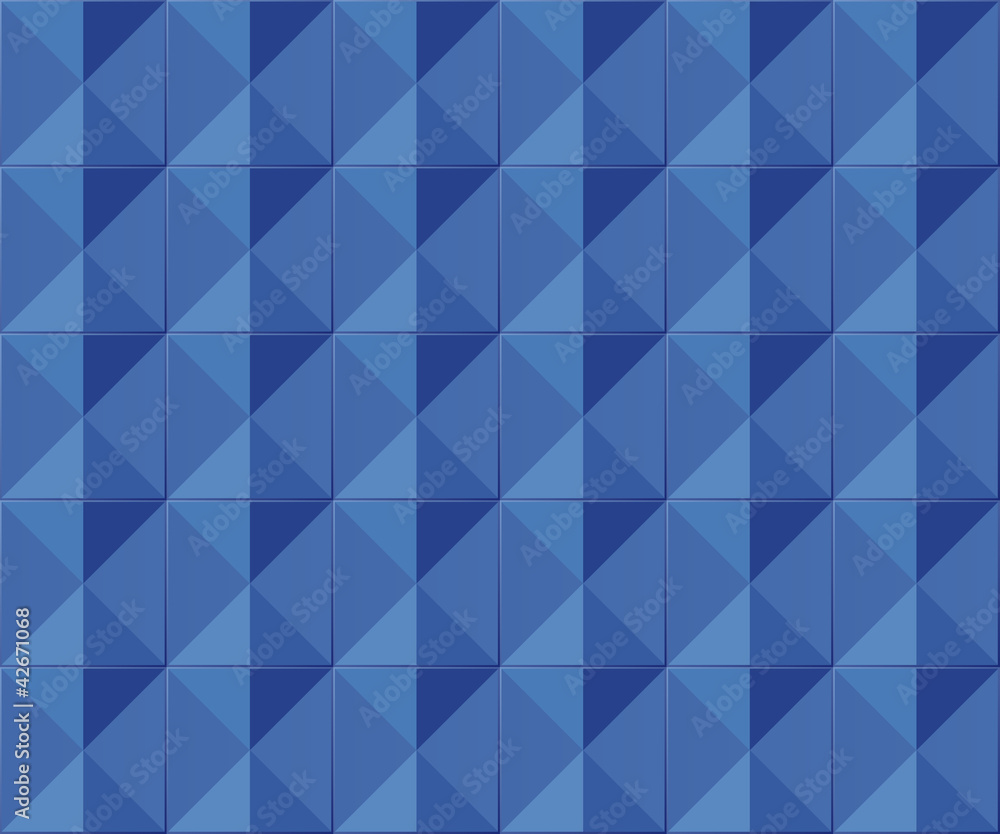 Obraz premium Carrelage-relief_Bleus