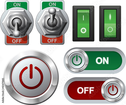 Electric switches and button