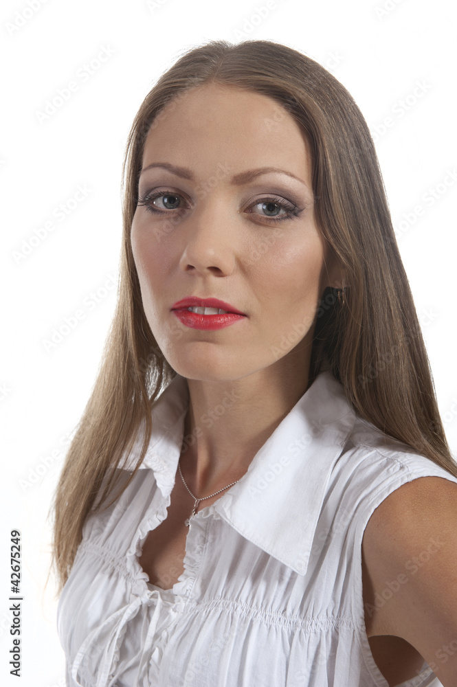 Portrait of a young woman Portrait of a young woman