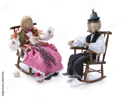 Omapuppe und Opapuppe