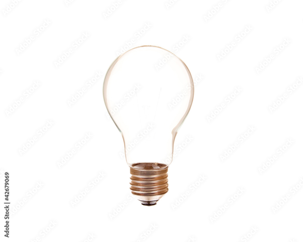 Light bulb isolated on a white background Light bulb isolated on a white background