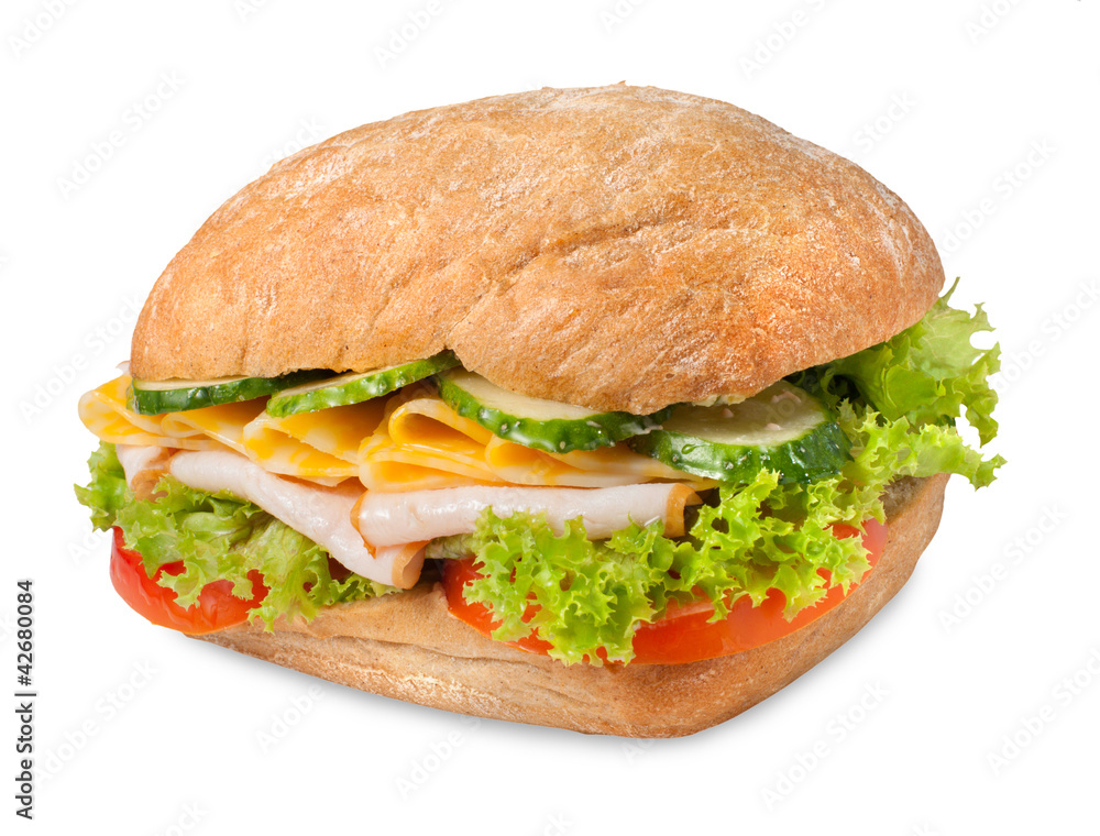 Sanwich with chiken and cheese Sanwich with chiken and cheese