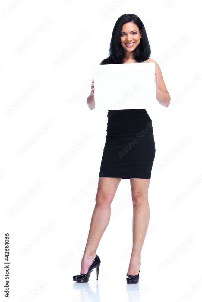 Smiling business woman.