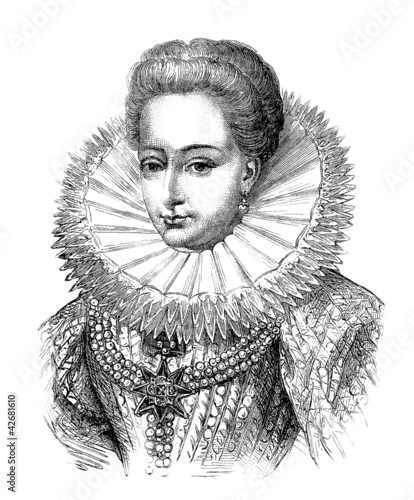 Portrait - Woman 16th century : G. d'Estrees photo