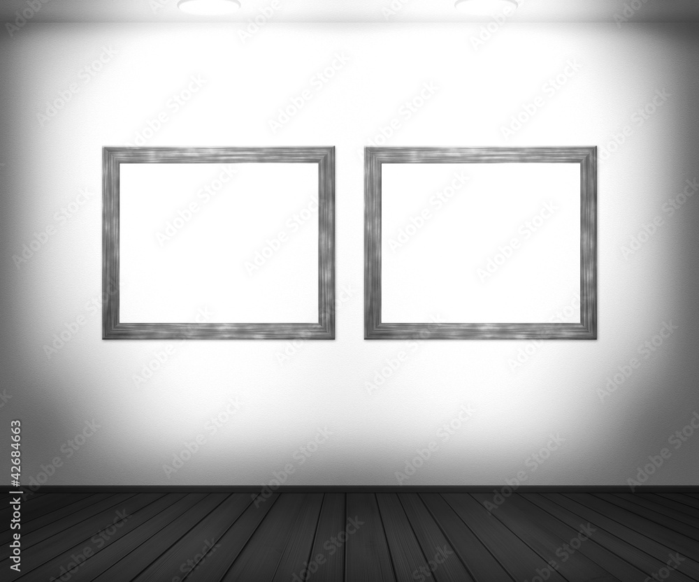 White Gallery Background