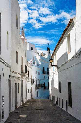 Street of old Spanish town.