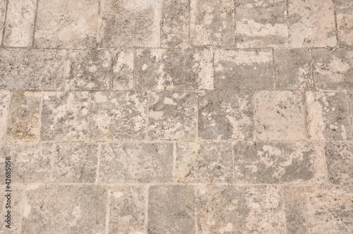 A stone wall surface, limestone