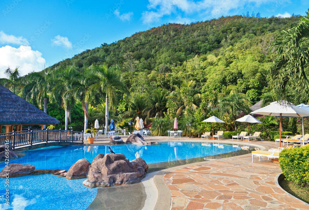 Obraz premium swimming pool