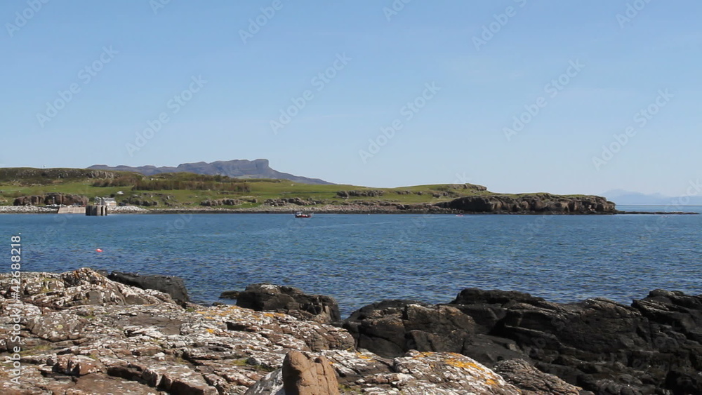 Port Mor bay Isle of Muck Scotland Port Mor bay Isle of Muck Scotland