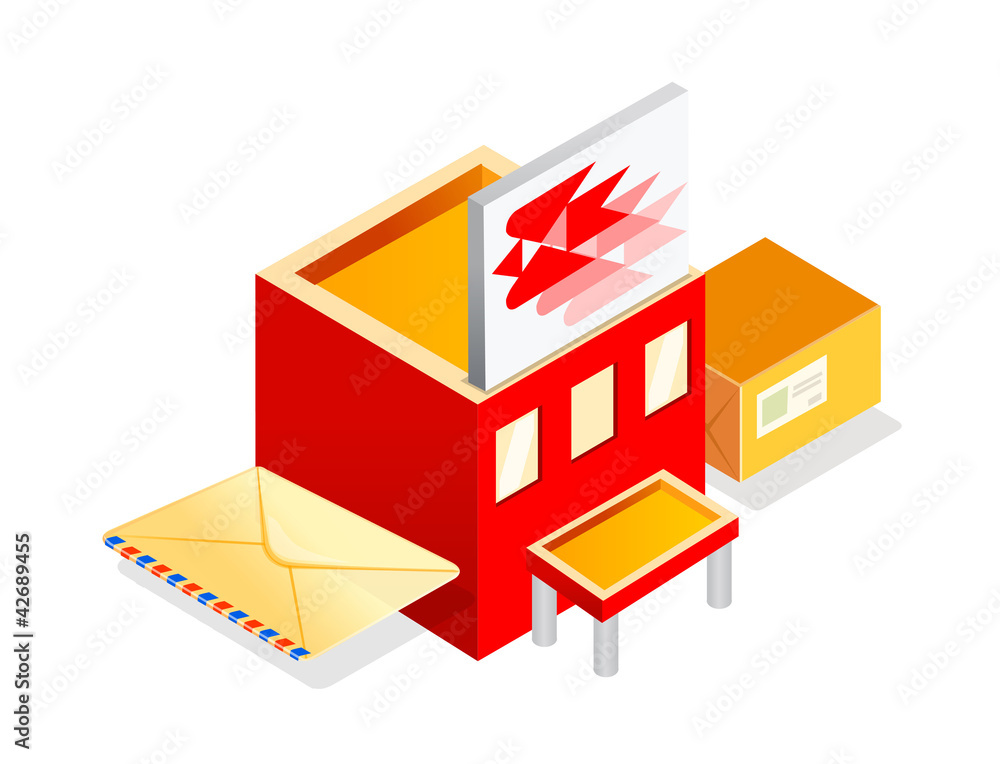 Fototapeta premium vector icon post office