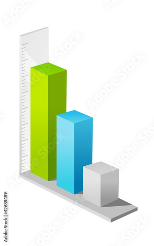 vector icon bar graph