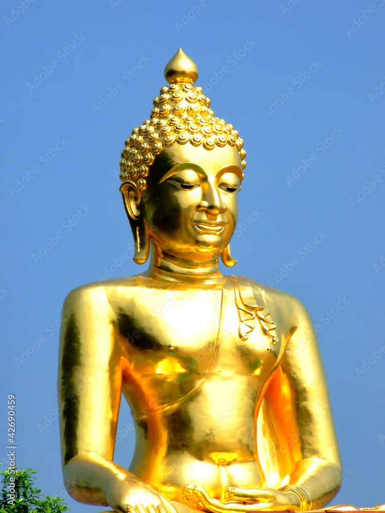 Big golden buddha