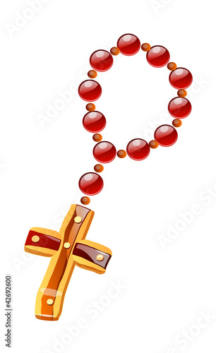 vector icon rosary