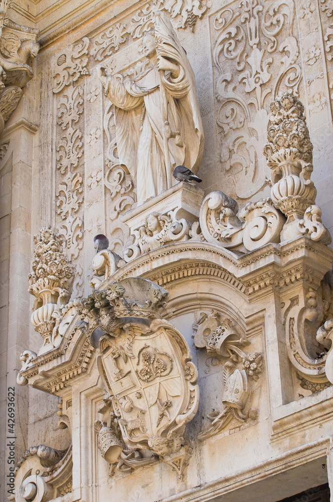 Basilica of St. Giovanni Battista. Lecce. Puglia. Italy.