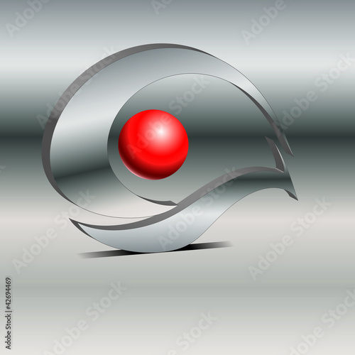 Logo Auge rot