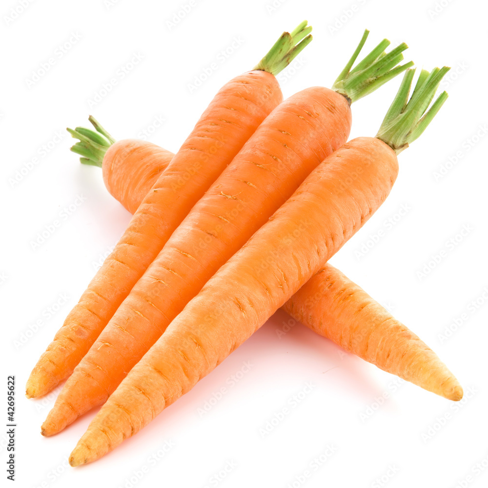 carrots isolated on white background carrots isolated on white background
