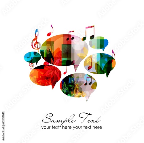 Speech bubble. Vector illustration