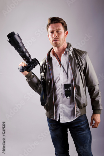 photographer in the studio