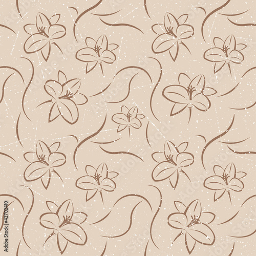 Retro Flowers Seamless