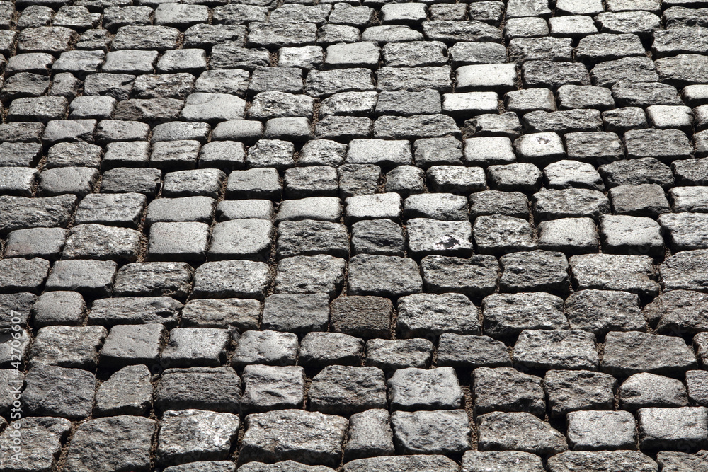 Background cobblestone in Gdansk, Poland Background cobblestone in Gdansk, Poland