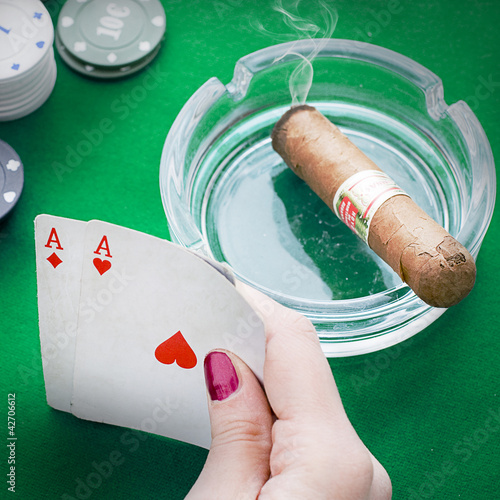 Poker quadro photo