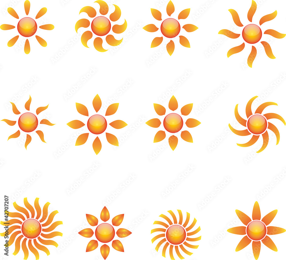 Sonne, Sun, Logo Sonne, Sun, Logo