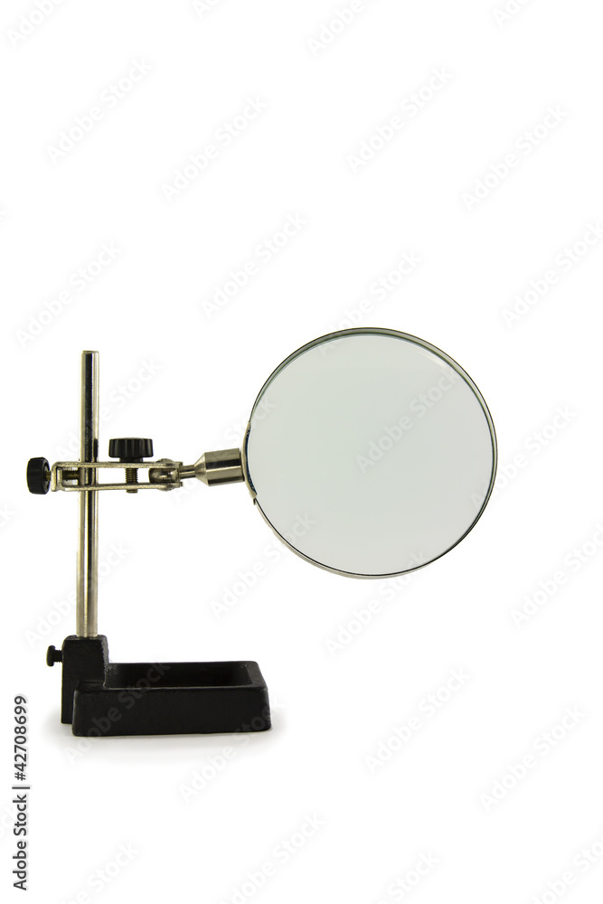 Fototapeta premium magnifying glass loupe optical