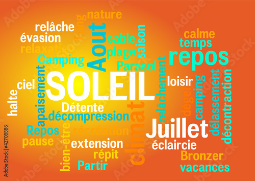 Nuage de Mots : Soleil