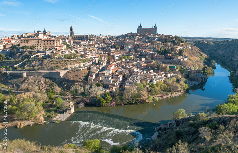Panorama of Toledo, Spain