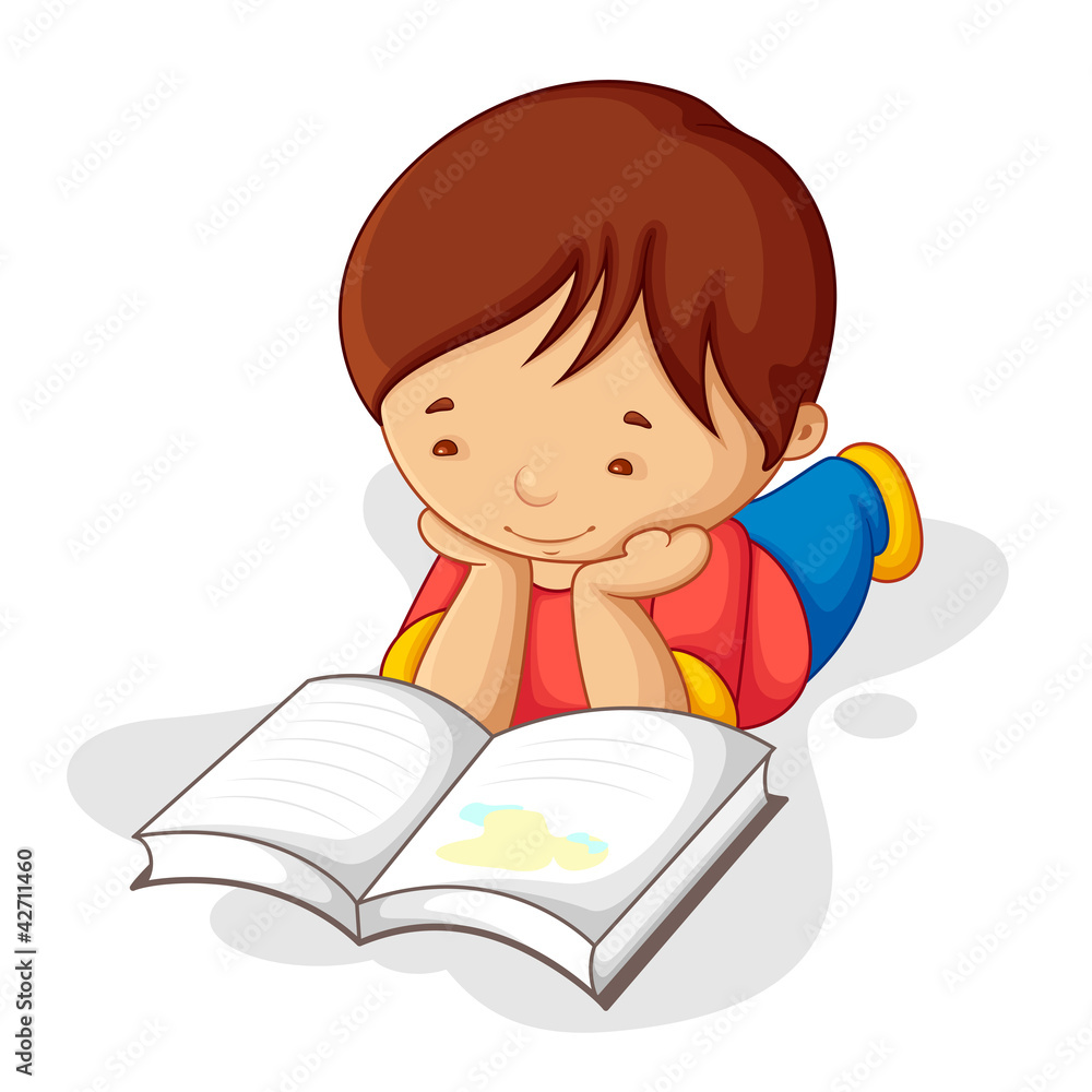 Boy Reading Book
