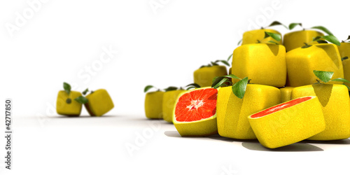 Cubic grapefruit