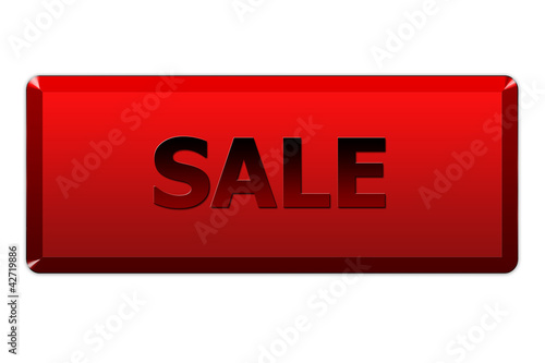 Obraz na plátně Cartel rojo sale