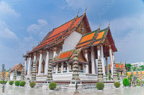 Wat Suthat Temple  Bangkok  Thailand  Public art.