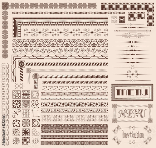 Decorative border elements