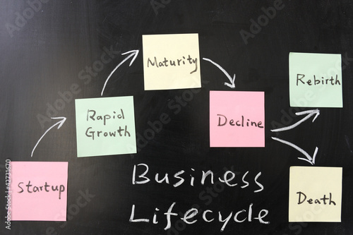 Business lifecycle  concept photo