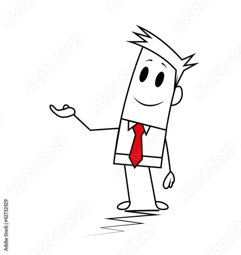 Square guy show something.