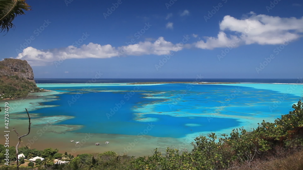 Maupiti Lagoon and Maupiti Island Maupiti Lagoon and Maupiti Island