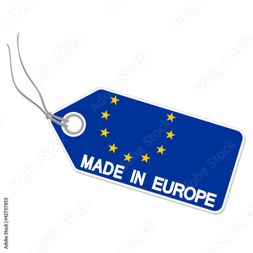 Anhänger mit  MADE IN EUROPE