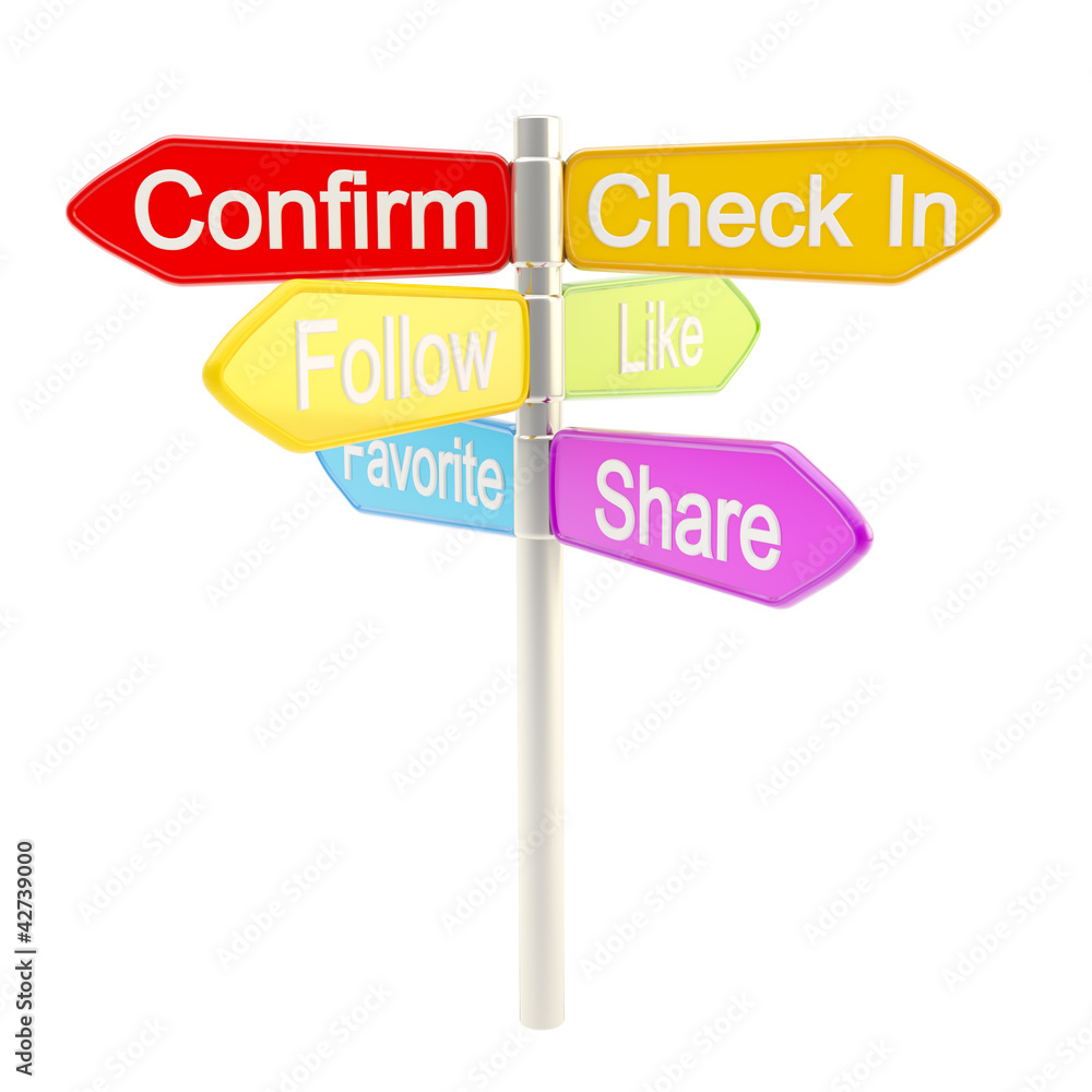 Social media responsibility metaphore as signpost Social media responsibility metaphore as signpost