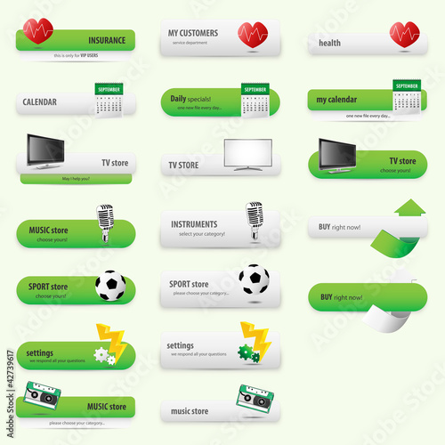 Store buttons