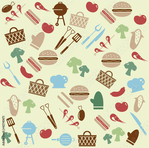 Barbeque pattern