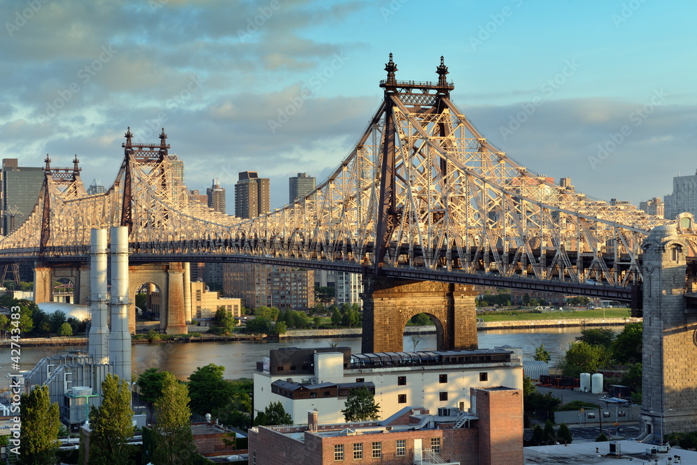 Naklejka premium Queensboro Bridge, New York 2