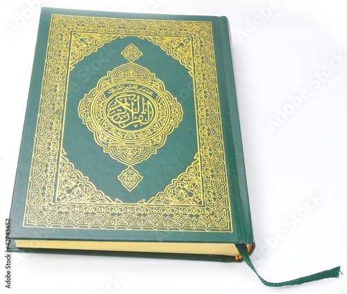 Holy Quran Isolated With a white background
