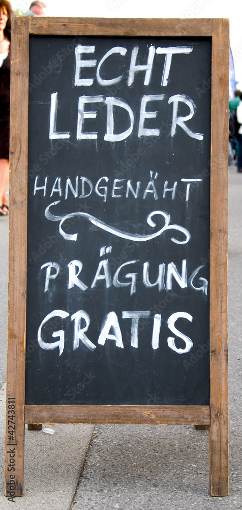 Fototapeta premium Echt Leder