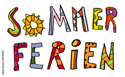 Kinderschrift Sommerferien
